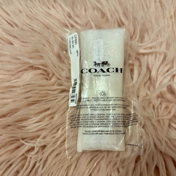 NEW Coach Pink Gold Metal & Enamel Bear Purse/Bag Charm/Keychain/Key Fob - Picture 2 of 8